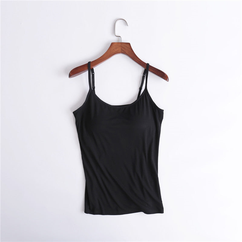 【S-6XL】👙Szexi Gathering Bra Tank Top beépített melltartóval
