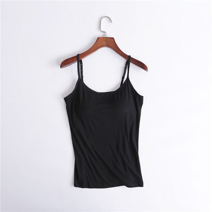 【S-6XL】👙Szexi Gathering Bra Tank Top beépített melltartóval