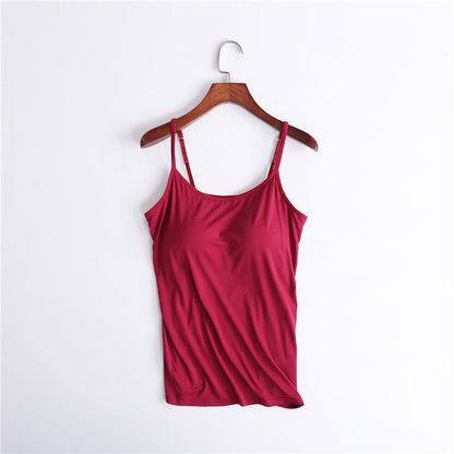 【S-6XL】👙Szexi Gathering Bra Tank Top beépített melltartóval