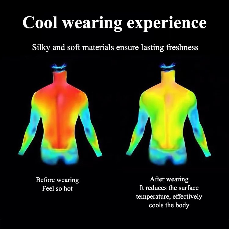 👔Férfi műszaki anyagból készült ing ❄️ Jéghideg hűsítő hatás, optimális légáteresztő képesség, könnyű és foltálló – nyári viseletre 📢