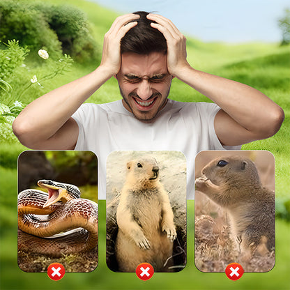 🌸🐦Vízálló, napenergiával működő vakondriasztó