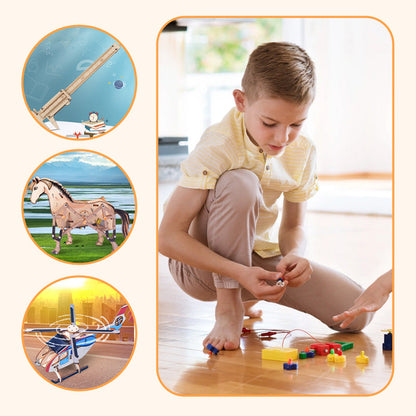 🚁 Gyermekek DIY tudományos kísérlet kreatív játékok🌍