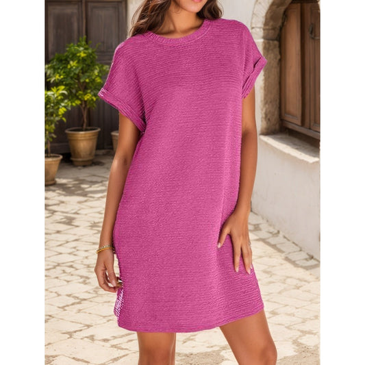 【S-2XL】🌷Női laza tekercses ujjú zsebruha
