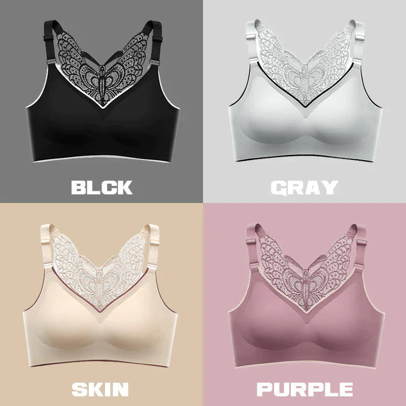 💝 Nagyméretű varrásmentes latex melltartó – Formál, tart és egész nap kényelmes