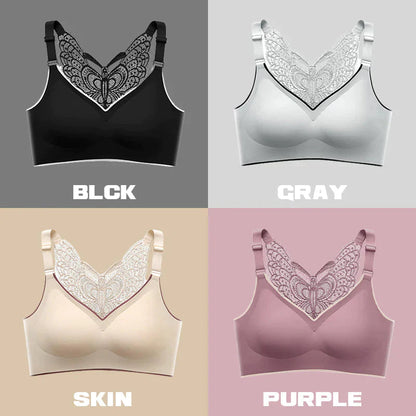 💝 Nagyméretű varrásmentes latex melltartó – Formál, tart és egész nap kényelmes