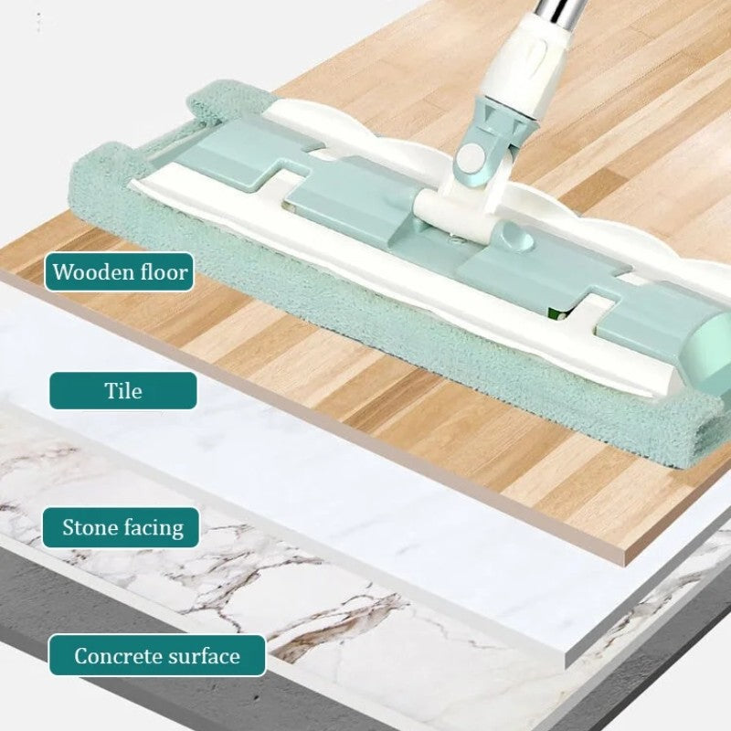 Nagy rozsdamentes acél lapos mop