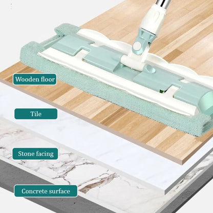 Nagy rozsdamentes acél lapos mop