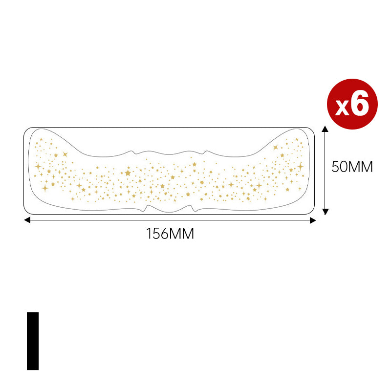 6PCS szeplős arc tetoválás matricák