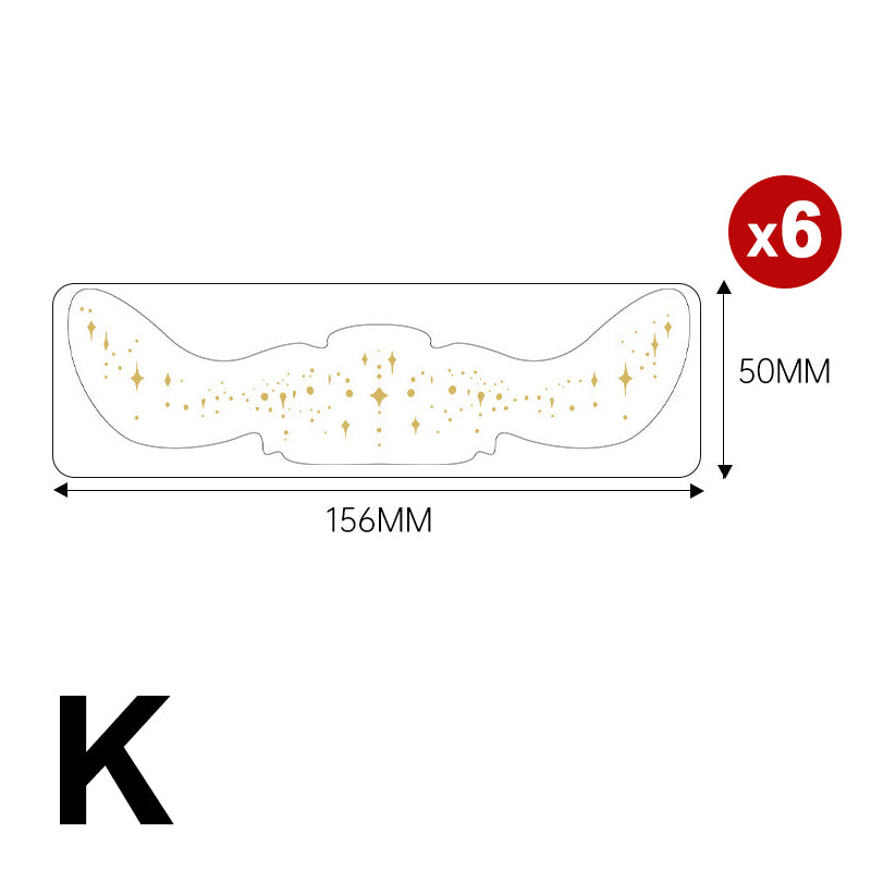6PCS szeplős arc tetoválás matricák