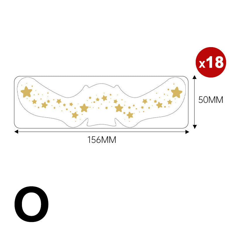 6PCS szeplős arc tetoválás matricák