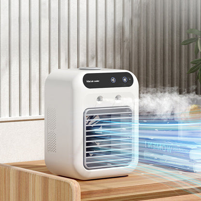 💨💦 USB-s mini ventilátor párásítóval – Hűvös levegő egyetlen gombnyomásra