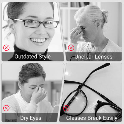👓 Anti-kék fény presbyopia szemüveg 👵💖