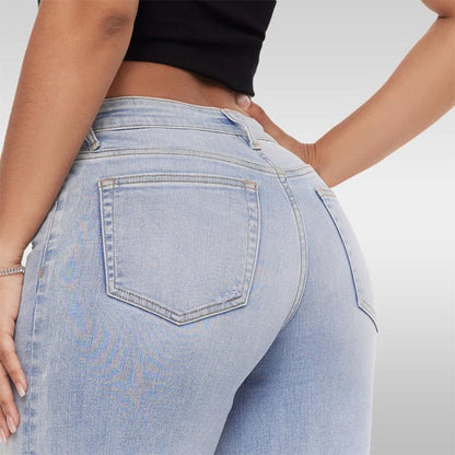 【S-3XL】👖Közép-alacsony derekú laza farmer