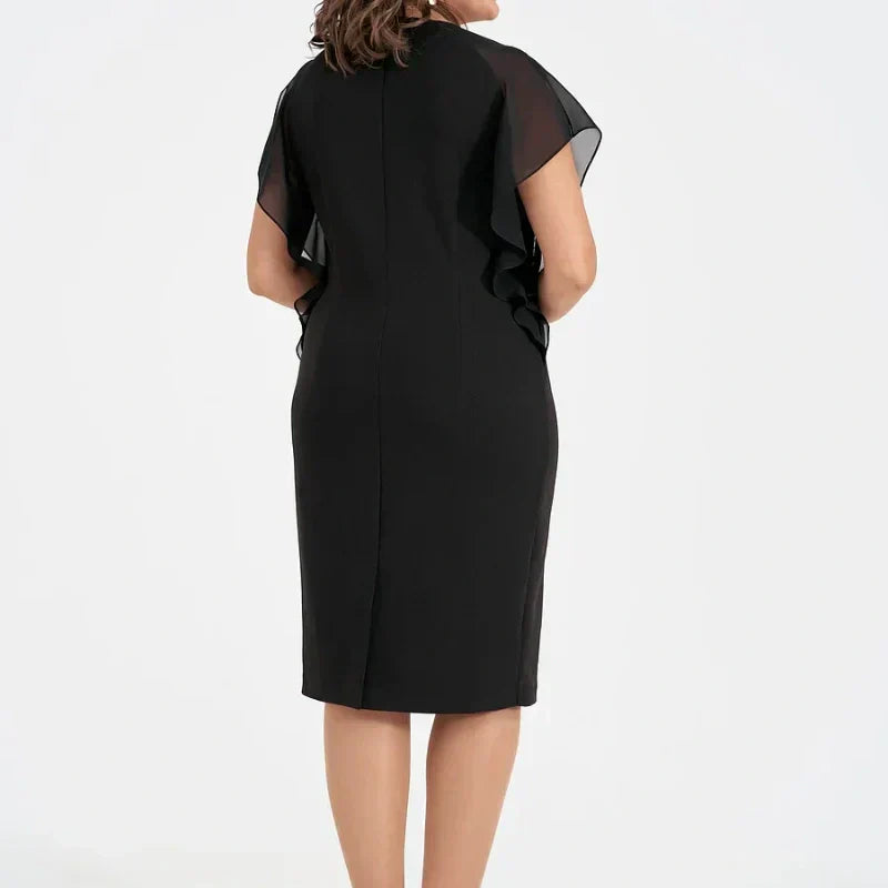 👗 Elegáns midi ruha egyszínű
