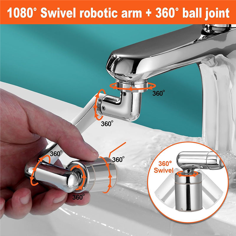 🚰 1440°-os fröccsenésálló és univerzálisan forgatható csaptelep-adapter