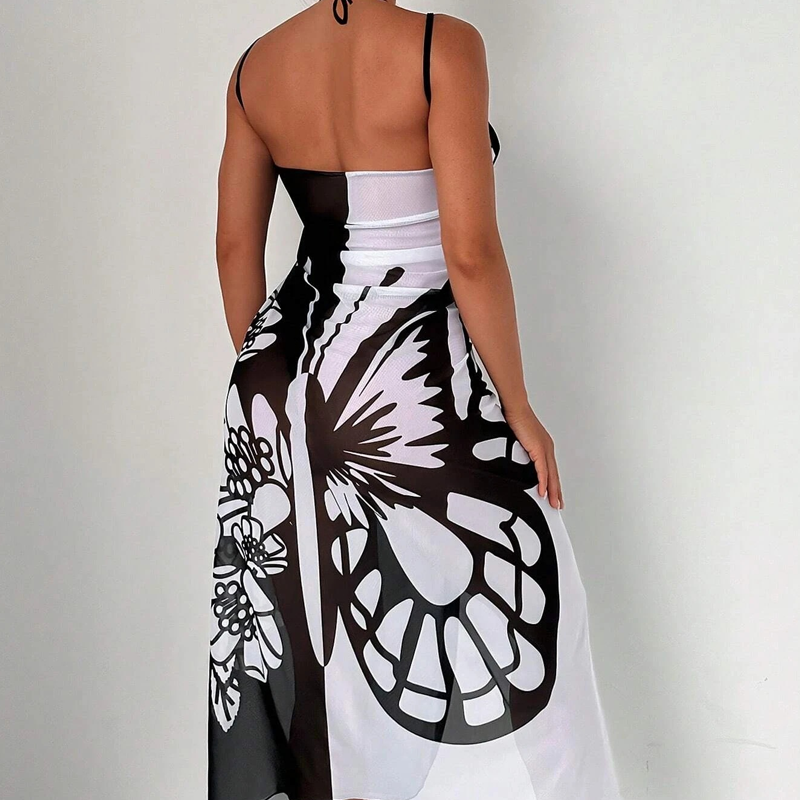 👙Női Pillangó Fürdőruha Takaró & Ruha