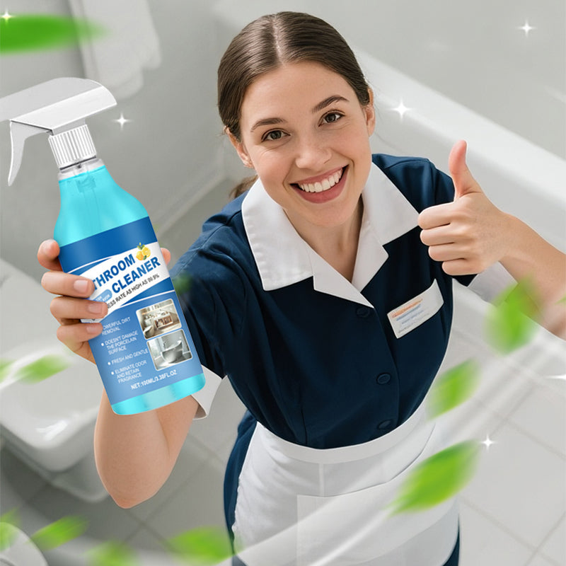 🔥🛁 Erőteljes fürdőszobai tisztítószer – Eltávolítja a vízkövet, szappanmaradványokat és makacs foltokat ✨