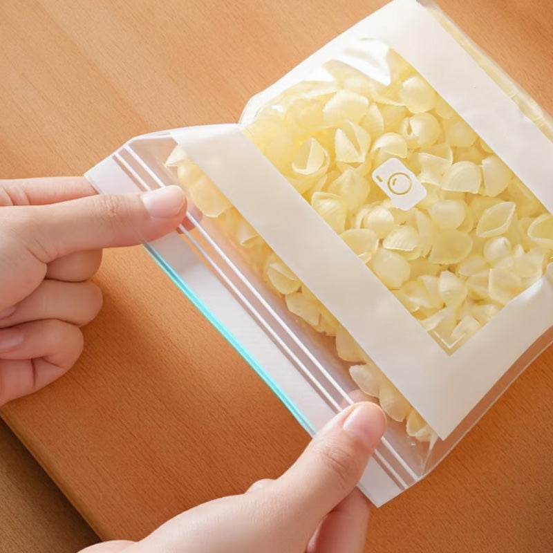 ❄️🥬 Átlátszó Élelmiszeripari Minőségű Megerősített Dupla Záras Zsákok 🥗
