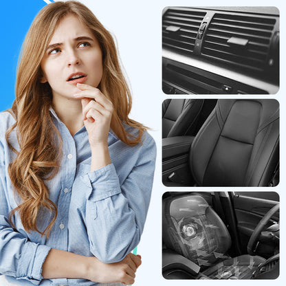 ❄️🌬️ Autóülés Ventilátor – USB Csatlakozás, Két Turbina, Erőteljes Légáramlás 🚘💕