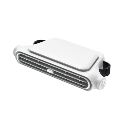 ❄️🌬️ Autóülés Ventilátor – USB Csatlakozás, Két Turbina, Erőteljes Légáramlás 🚘💕