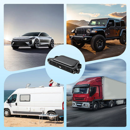 ❄️🌬️ Autóülés Ventilátor – USB Csatlakozás, Két Turbina, Erőteljes Légáramlás 🚘💕