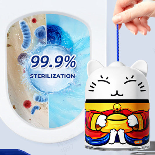 Mindegyik 1000-szer tisztíthatja a WC-t🔥 Erőteljes automatikus WC-tisztító kocka