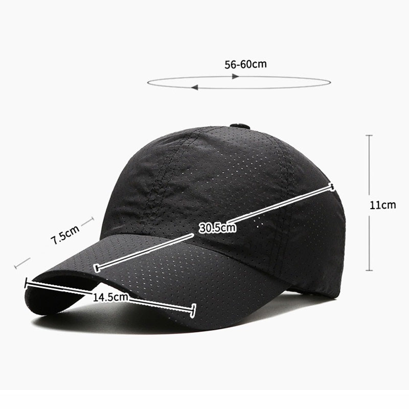 🧢 Stílusos hálós baseball sapka – Légáteresztő, napellenző, kényelmes ✨🚴