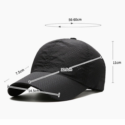 🧢 Stílusos hálós baseball sapka – Légáteresztő, napellenző, kényelmes ✨🚴
