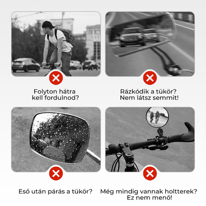 Kerékpáros visszapillantó tükör