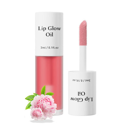 Fruity-Floral Scented Hydrating Lip Oil with Luminous Finish