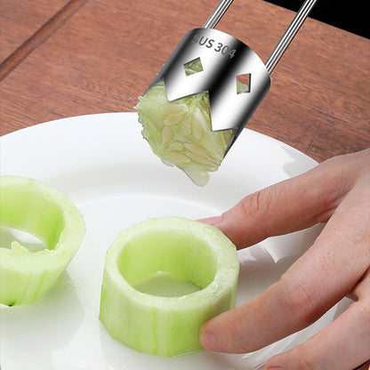 🍎🥬Rozsdamentes acél magkiemelő