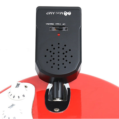 🎸Mini hordozható elektromos gitár erősítő készlet