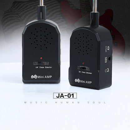 🎸Mini hordozható elektromos gitár erősítő készlet