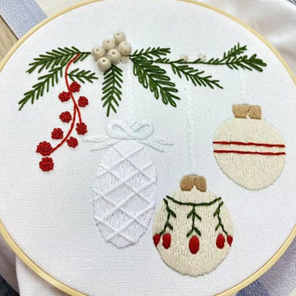 Karácsonyi melegség 🎅 Karácsonyi hímzőcsomag.