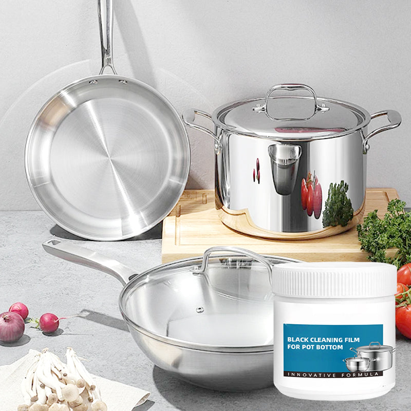 Erős paszta az égett maradványok eltávolítására a konyhai eszközökről