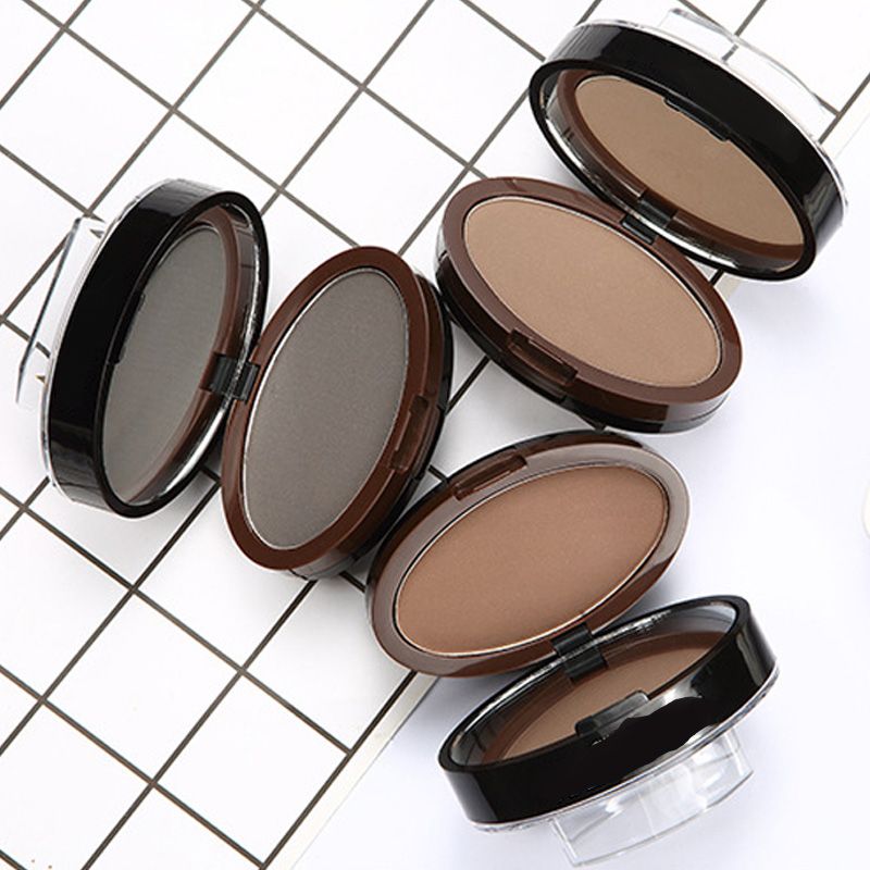 【1+1 ingyen】💄 Professzionális szemöldökbélyegző készlet – Kétárnyalatú púderrel a tökéletes ívekért