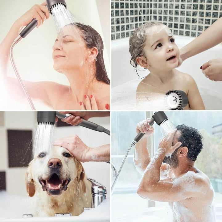 🚿💦 Nagynyomású többfunkciós zuhanyfej – Erősebb vízsugár, kevesebb vízfogyasztás