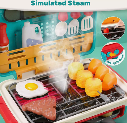 🔥🍖Gyerekek BBQ grill játék