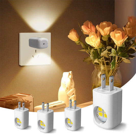 💡Intelligens LED éjszakai lámpa automatikus fényerő-szabályzóval - Alkalmas magyar csatlakozókhoz