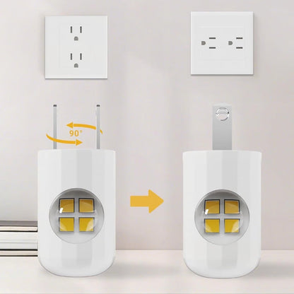 💡Intelligens LED éjszakai lámpa automatikus fényerő-szabályzóval - Alkalmas magyar csatlakozókhoz