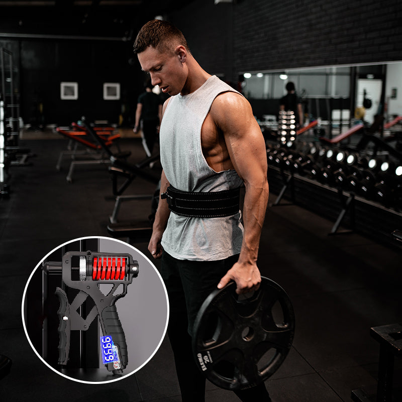 Állítható ellenállású (5–165 kg) markolaterősítő