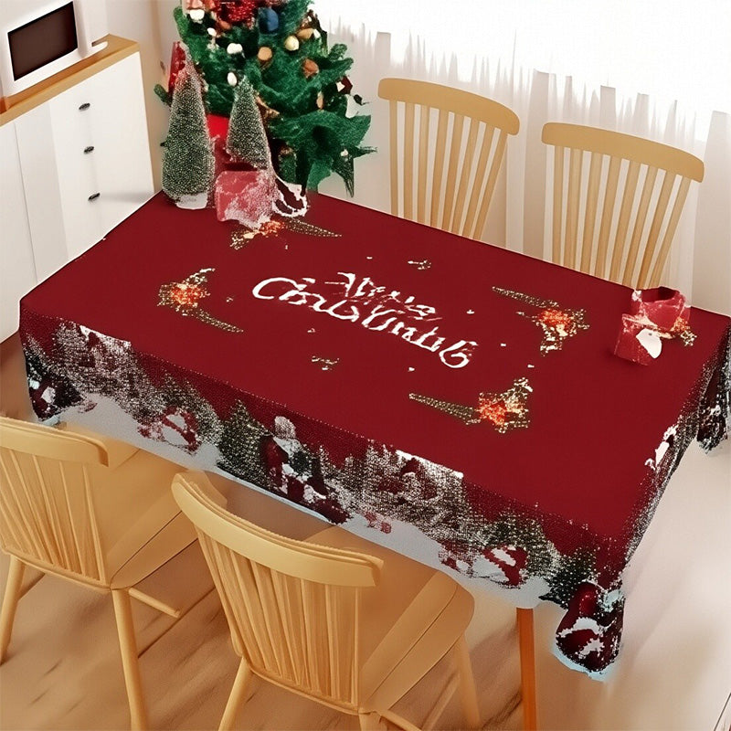 🔥✨Vidám, klasszikus karácsonyi asztalterítő🎄🎁