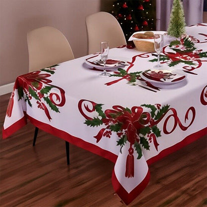 🔥✨Vidám, klasszikus karácsonyi asztalterítő🎄🎁