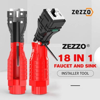 🔧18 az 1-ben Szerelő Szerszám 🚿