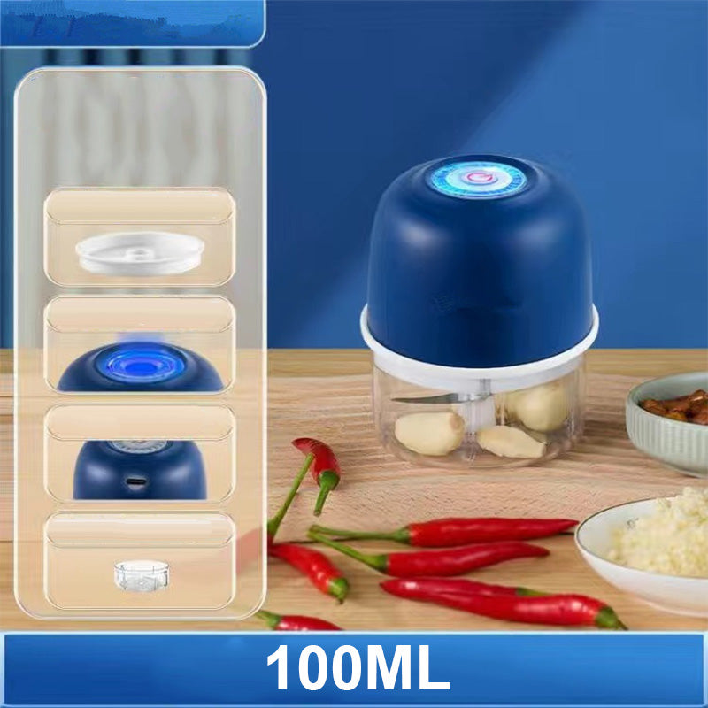 🔥Vezeték nélküli, többfunkciós mini elektromos fokhagymaaprító