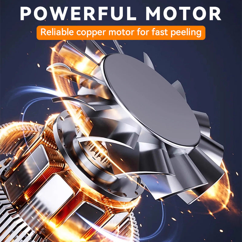 🔥🍊Átlátszó elektromos gyümölcs- és zöldséghámozó