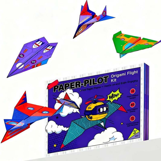 🎁🎄🛩️Creative DIY Paper Airplane Set For Kids✨