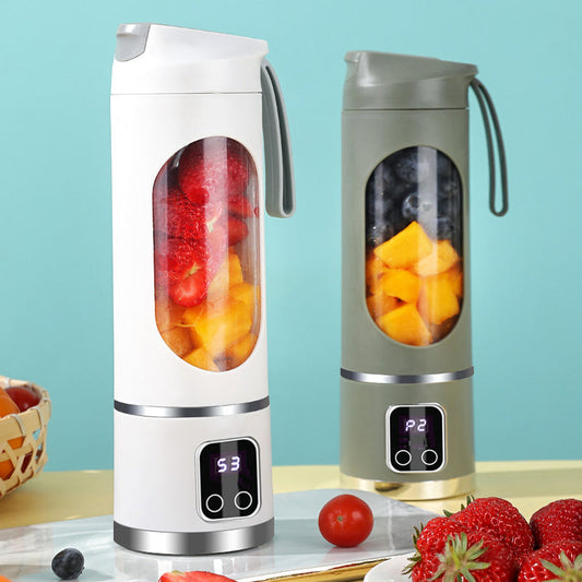 🍊 Hordozható vezeték nélküli turmixgép – Erőteljes, USB-ről tölthető, hosszú üzemidő ⭐