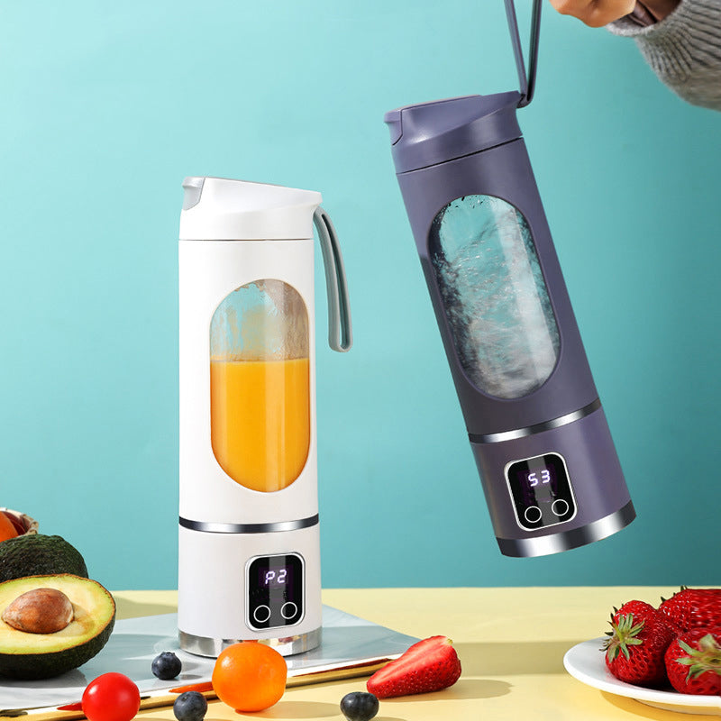 🍊 Hordozható vezeték nélküli turmixgép – Erőteljes, USB-ről tölthető, hosszú üzemidő ⭐