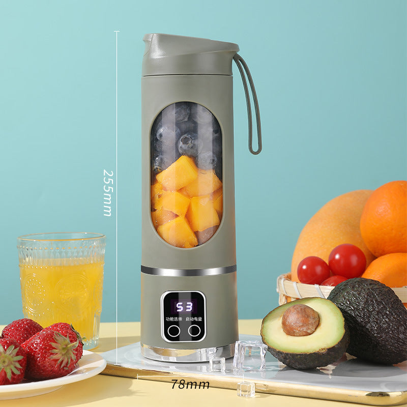 🍊 Hordozható vezeték nélküli turmixgép – Erőteljes, USB-ről tölthető, hosszú üzemidő ⭐